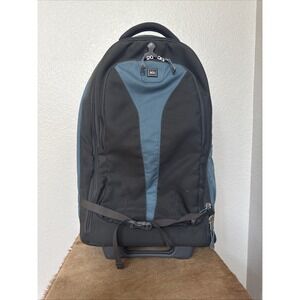 REI Explorer Expedition Wheeled‎ Rolling Travel Backpack Luggage Gray/blue